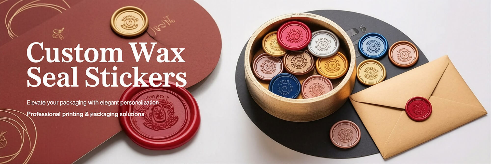Custom Wax Seal Stickers