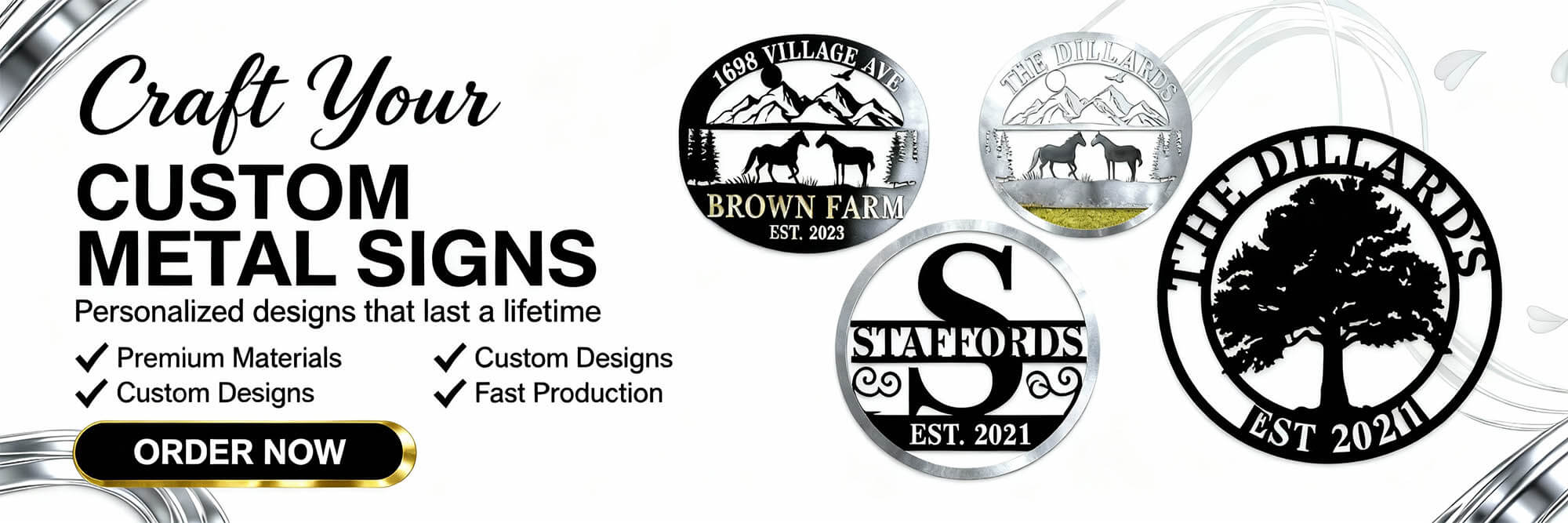 Custom Metal Signs