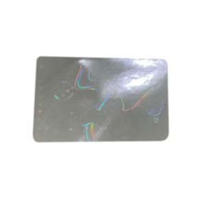 Queensland overlay hologram transparan untuk SIM | QLD film hologram keamanan untuk kartu ID