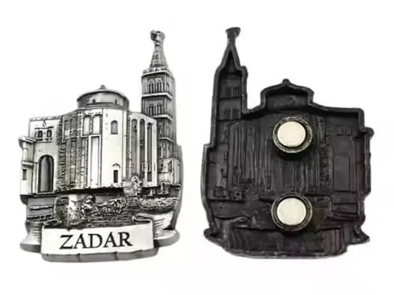 Magnet kulkas logam kustom