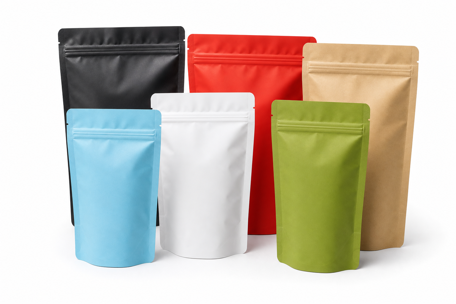 Gambar sampel produk Custom Flat Pouches