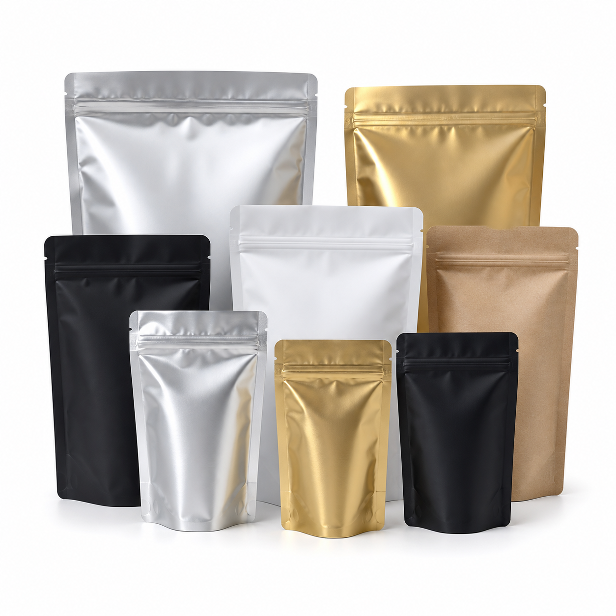 Gambar sampel produk Custom Mylar Pouches