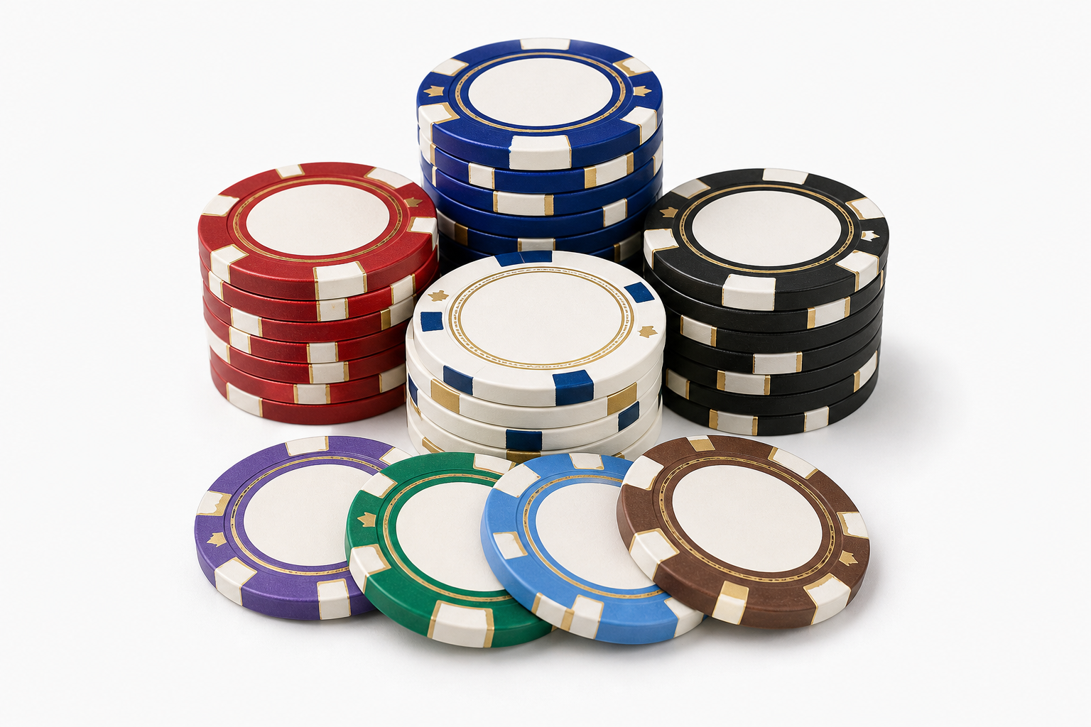 Gambar sampel produk chip poker kustom