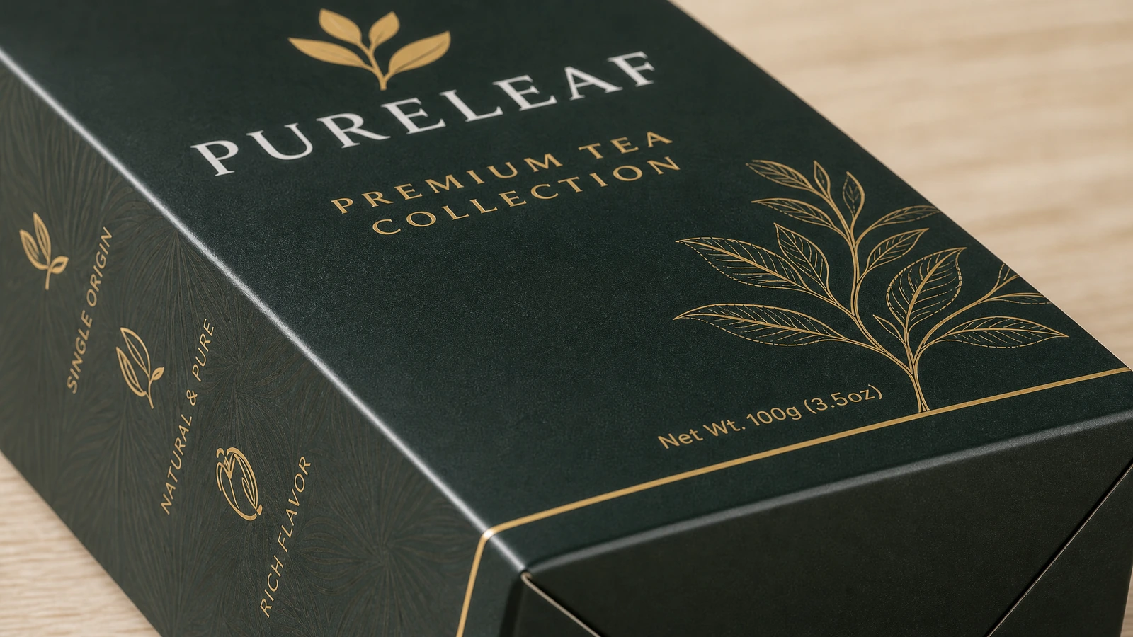Perencanaan dimensi karton dan keterbacaan karya seni Karton dasar auto-lock khusus berdimensi dengan panduan panjang, lebar, tinggi, zona aman, dan keterbacaan panel yang jelas