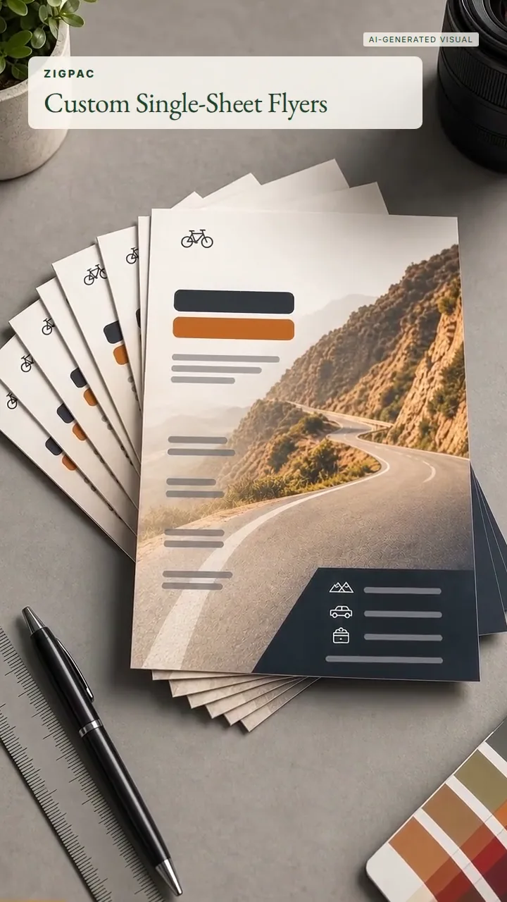 Cetak Flyer Kustom untuk Flyer Promosi Satu Lembar: Video Singkat