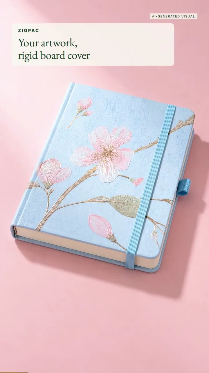 Buku Catatan Sampul Keras Karton Kustom untuk Sampul Bermerek dan Penulisan Sehari-hari: Video Singkat