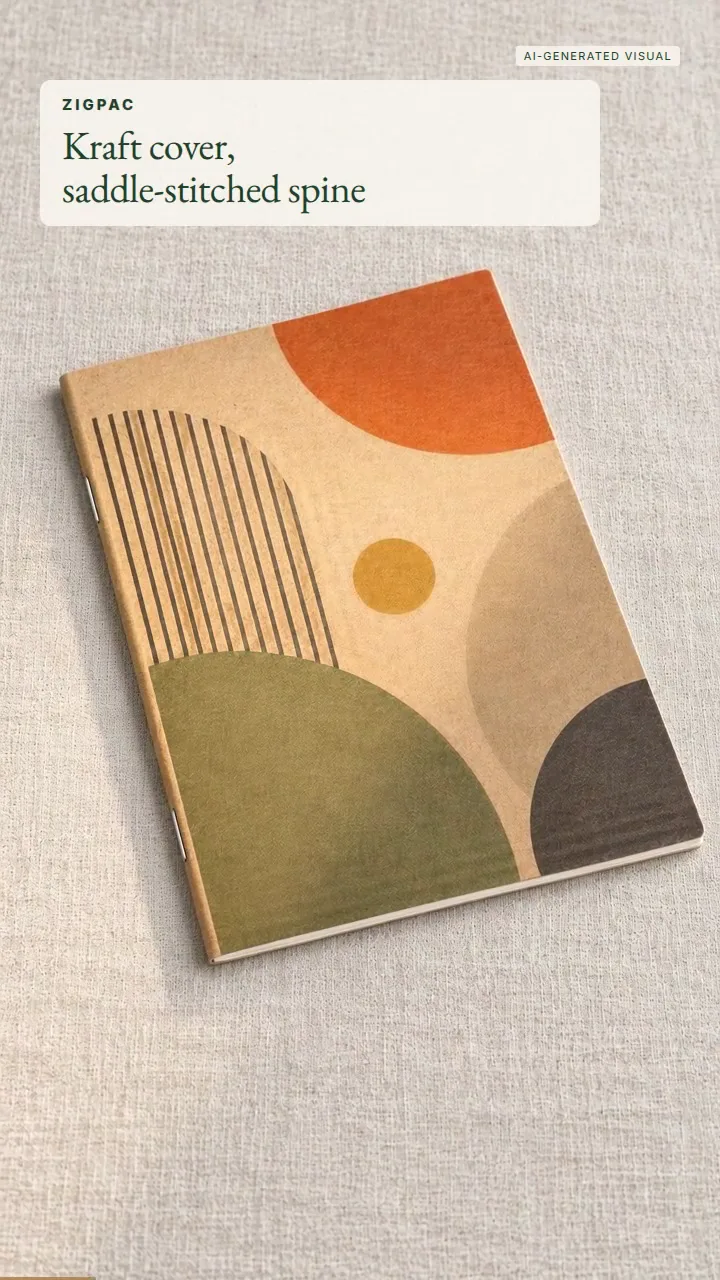 Buku Catatan Karton Kustom dengan Sampul Karton Kertas Kraft: Video Singkat