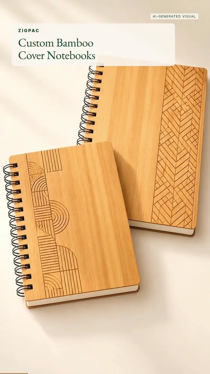 Buku Catatan Bambu Kustom untuk Hadiah Perusahaan dan Alat Tulis Bermerek: Video Singkat
