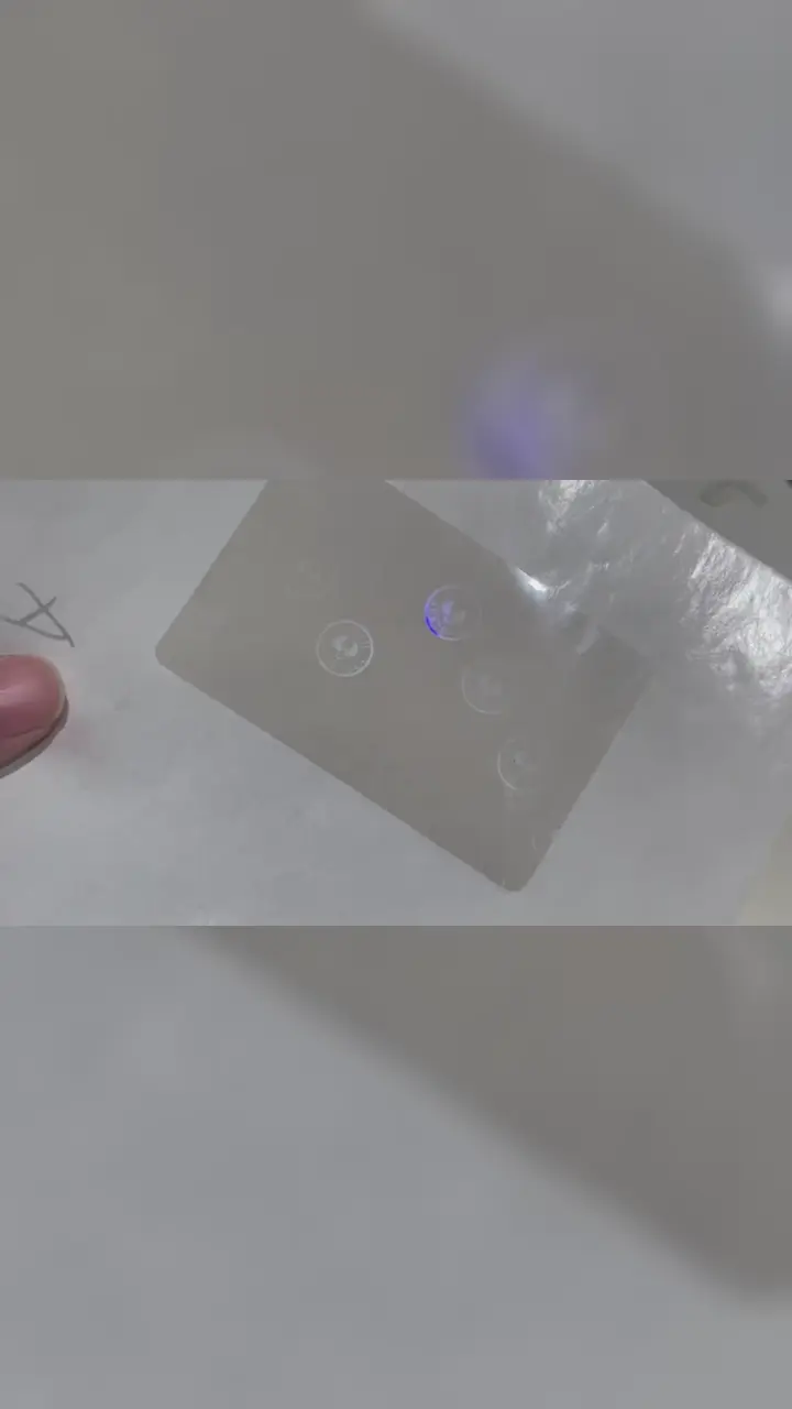 Australia Selatan overlay hologram transparan untuk SIM | SA film hologram keamanan untuk kartu ID: Video Singkat