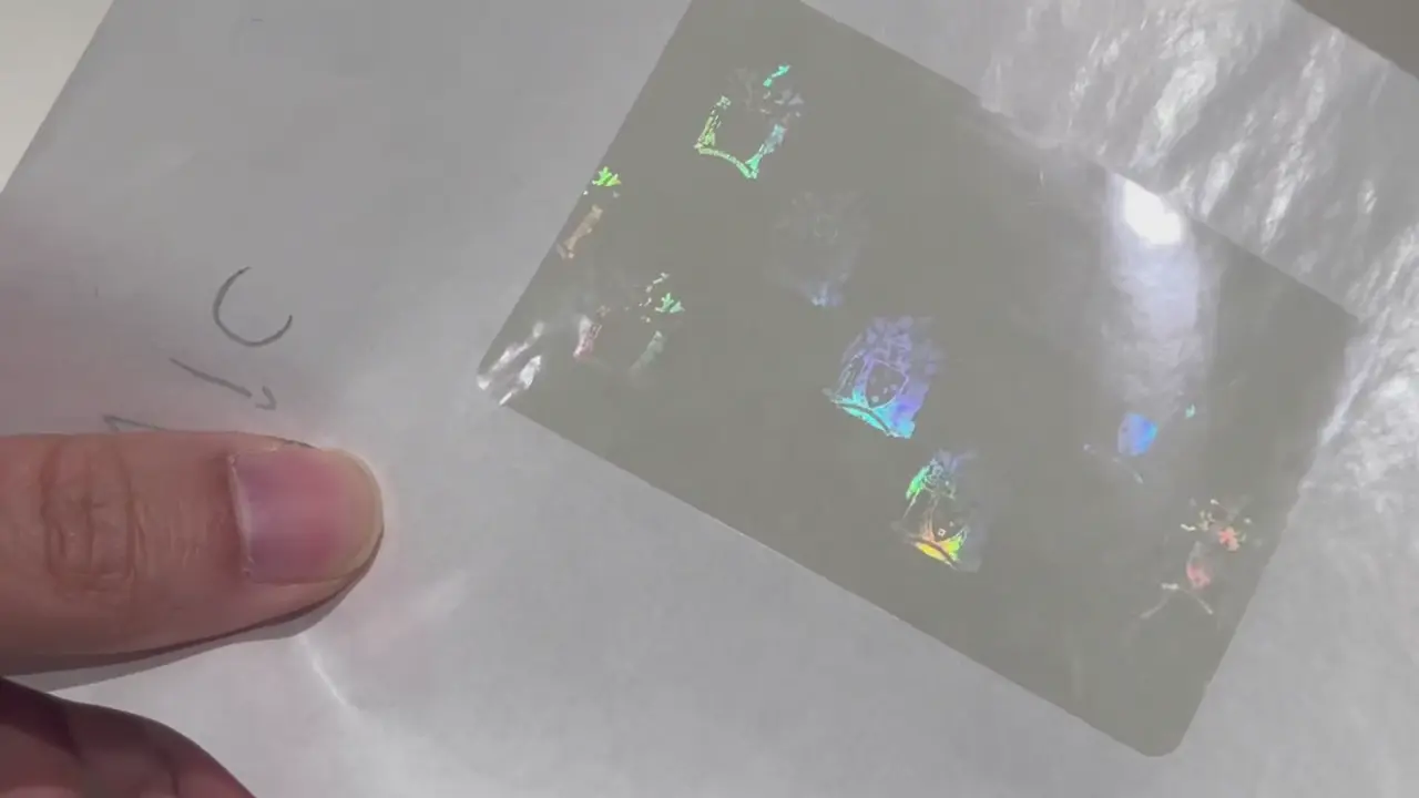 Victoria overlay hologram transparan untuk SIM | VIC film hologram keamanan untuk kartu ID: Panduan Video