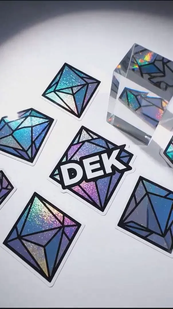 Stiker Holografik Die-Cut Kustom - Vinil Tahan Cuaca Laminasi UV: Video Singkat